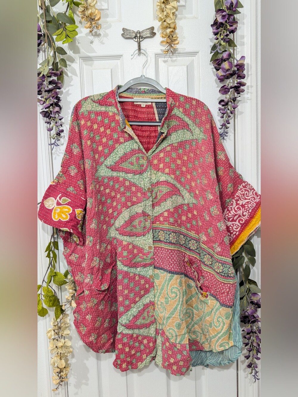 Kantha Bae Free To Be Kantha/ Silk Blouse